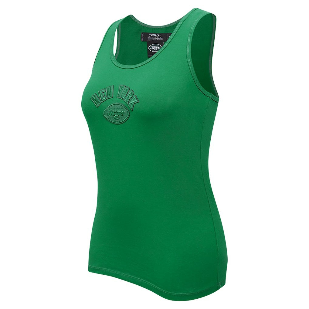 New York Jets Pro Standard Women's Triple Tonal Racerback Tank Top Kelly Green