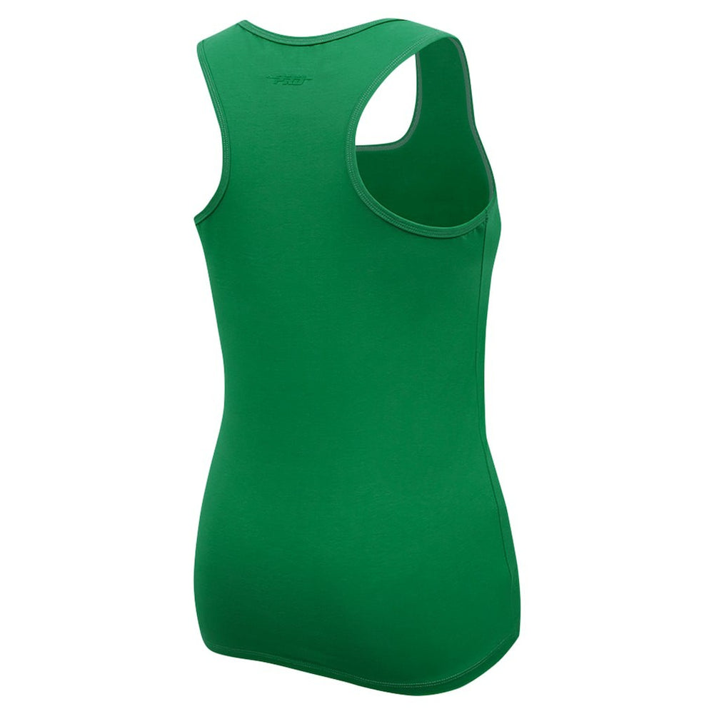 New York Jets Pro Standard Women's Triple Tonal Racerback Tank Top Kelly Green