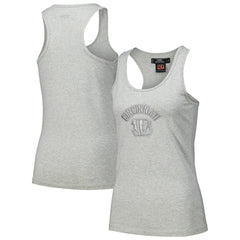 Cincinnati Bengals Pro Standard Women's Triple Tonal Racerback Tank Top Gray