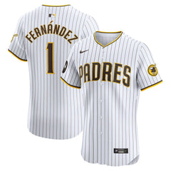 Tony Fernández San Diego Padres Nike Home Elite Sponsor Patch Player Jersey - White - Nike on Sale