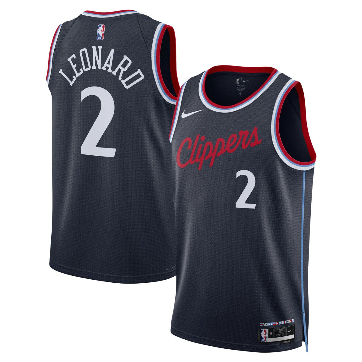 Kawhi Leonard LA Clippers Unisex 2024/25 Swingman Jersey Navy Icon Edition | Nike Near Me