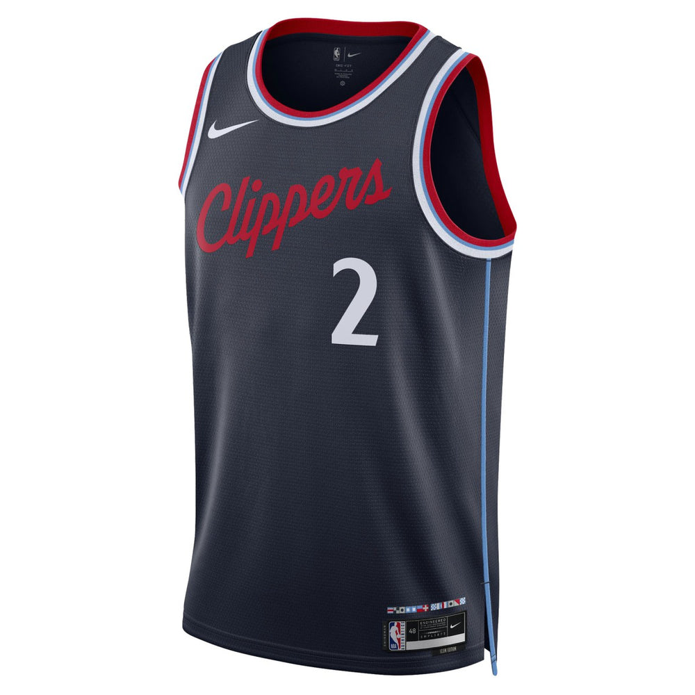 Kawhi Leonard LA Clippers Unisex 2024/25 Swingman Jersey Navy Icon Edition | Nike Near Me