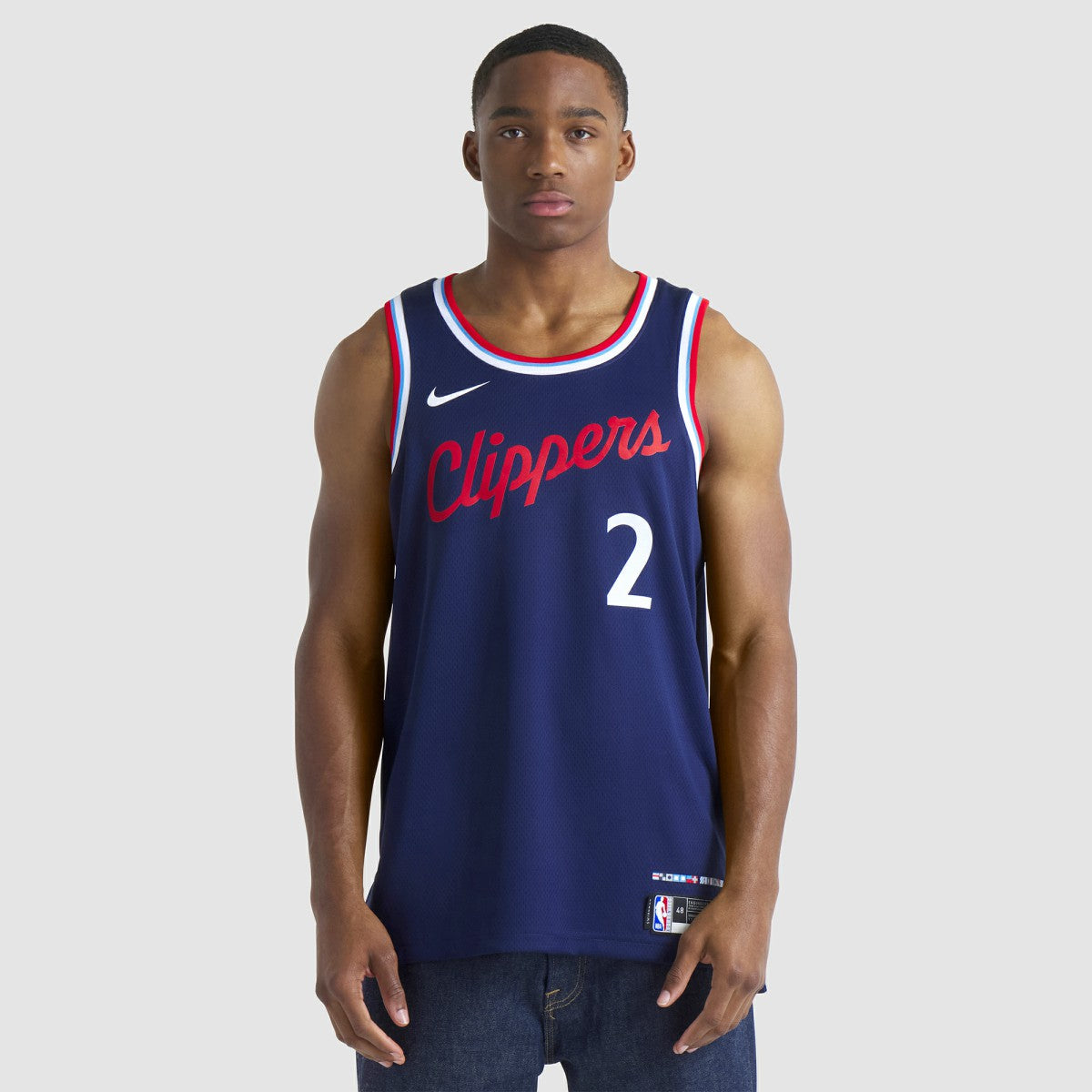 Kawhi Leonard LA Clippers Unisex 2024/25 Swingman Jersey Navy Icon Edition | Nike Near Me