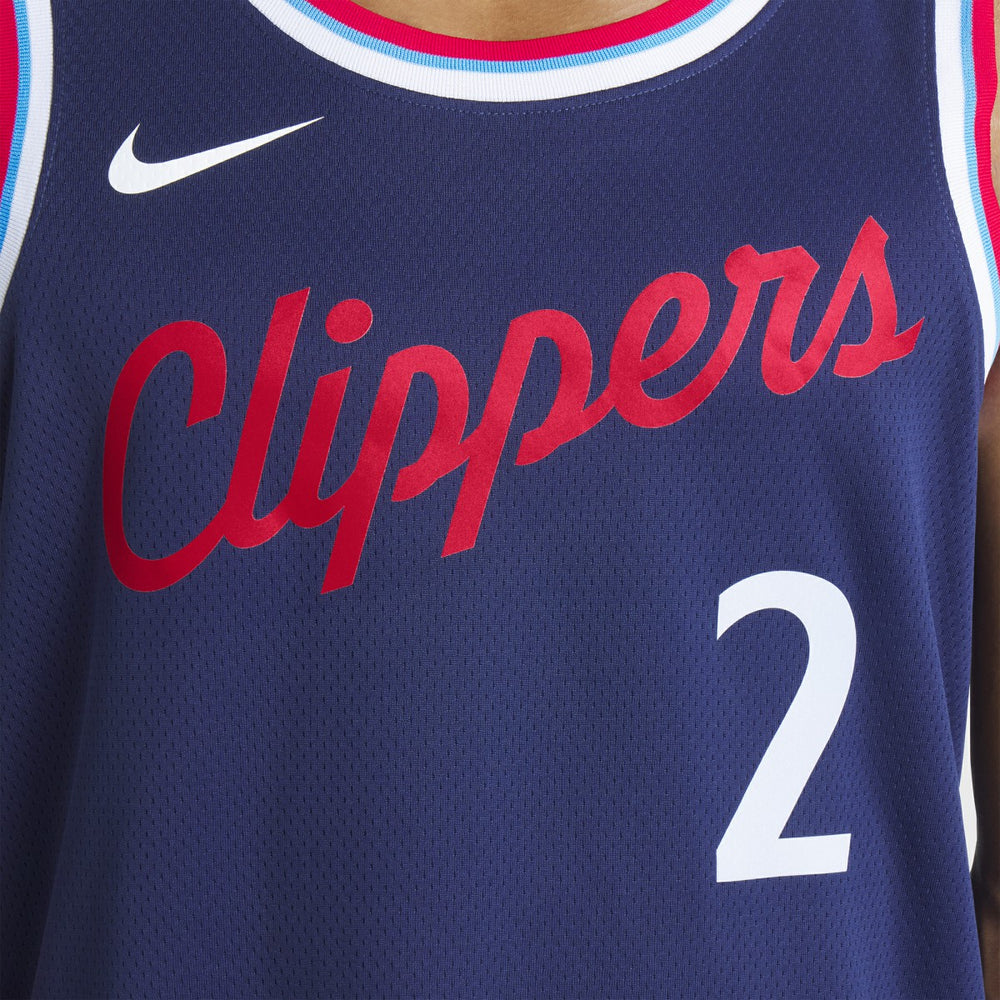 Kawhi Leonard LA Clippers Unisex 2024/25 Swingman Jersey Navy Icon Edition | Nike Near Me