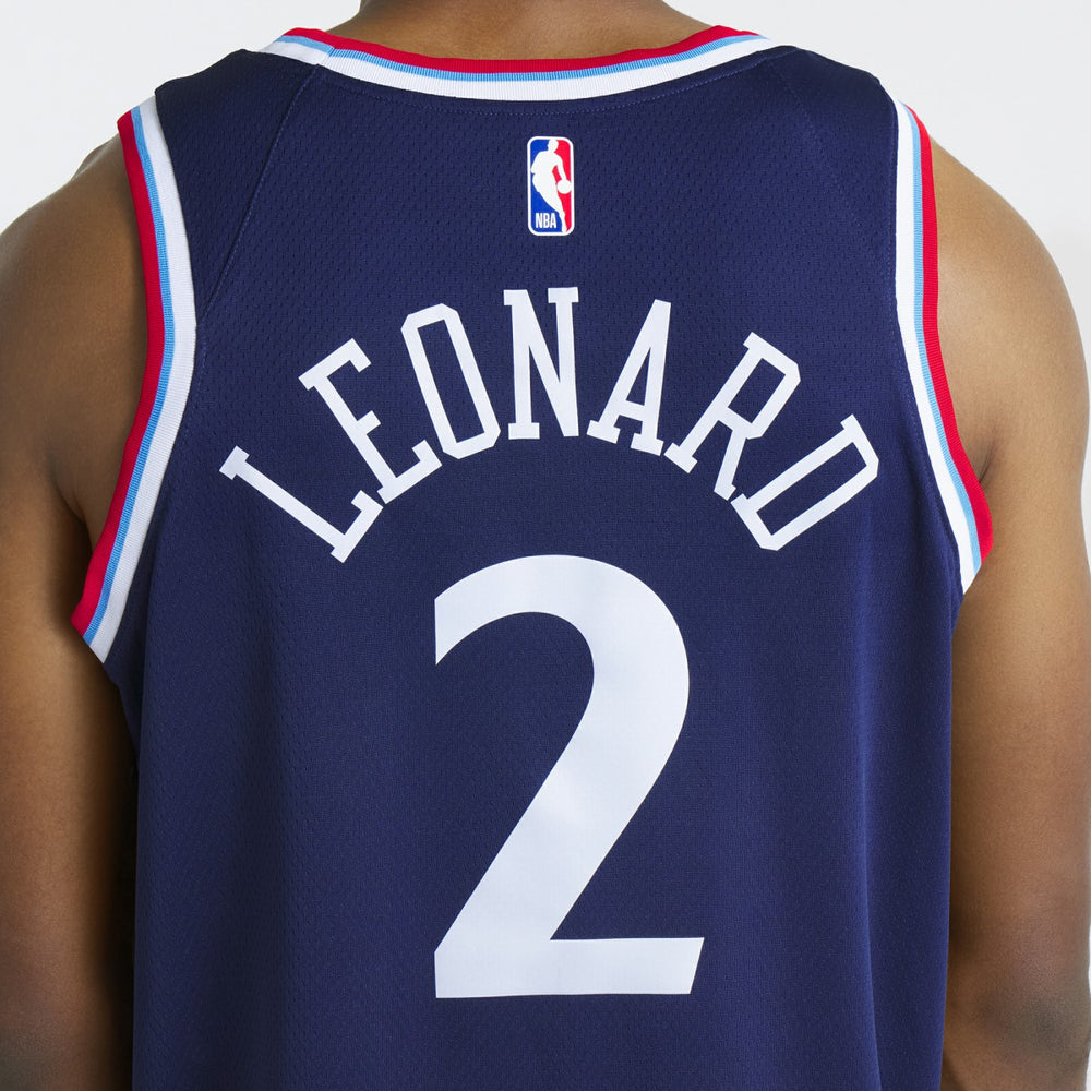 Kawhi Leonard LA Clippers Unisex 2024/25 Swingman Jersey Navy Icon Edition | Nike Near Me