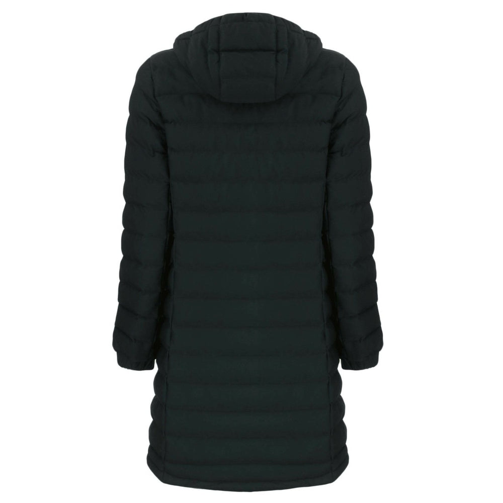 Green Bay Packers Cutter & Buck Women's Mission Ridge Repreve Eco Insulated Long Full-Zip Puffer Jacket Black