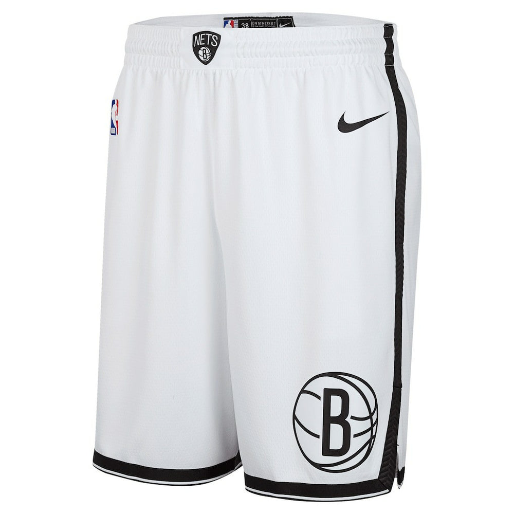 Brooklyn Nets 2024/25 Association Edition Swingman Shorts White | Nike