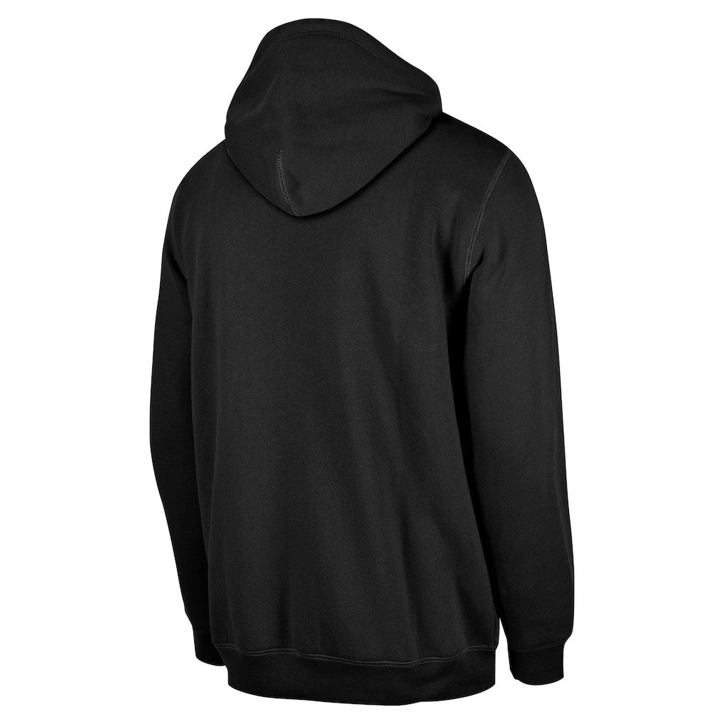 New Orleans Saints New Era 3rd Down Plaid Pullover Hoodie Black