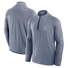 Fanatics Dallas Cowboys Unisex Front Office Performance Primary Quarter-Zip Jacket Navy