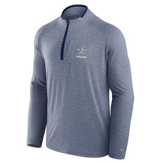 Fanatics Dallas Cowboys Unisex Front Office Performance Primary Quarter-Zip Jacket Navy