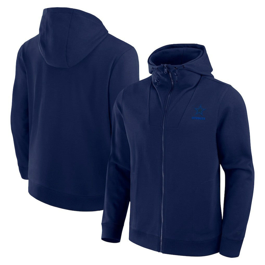 Fanatics Dallas Cowboys Unisex Front Office Full-Zip Hoodie Navy