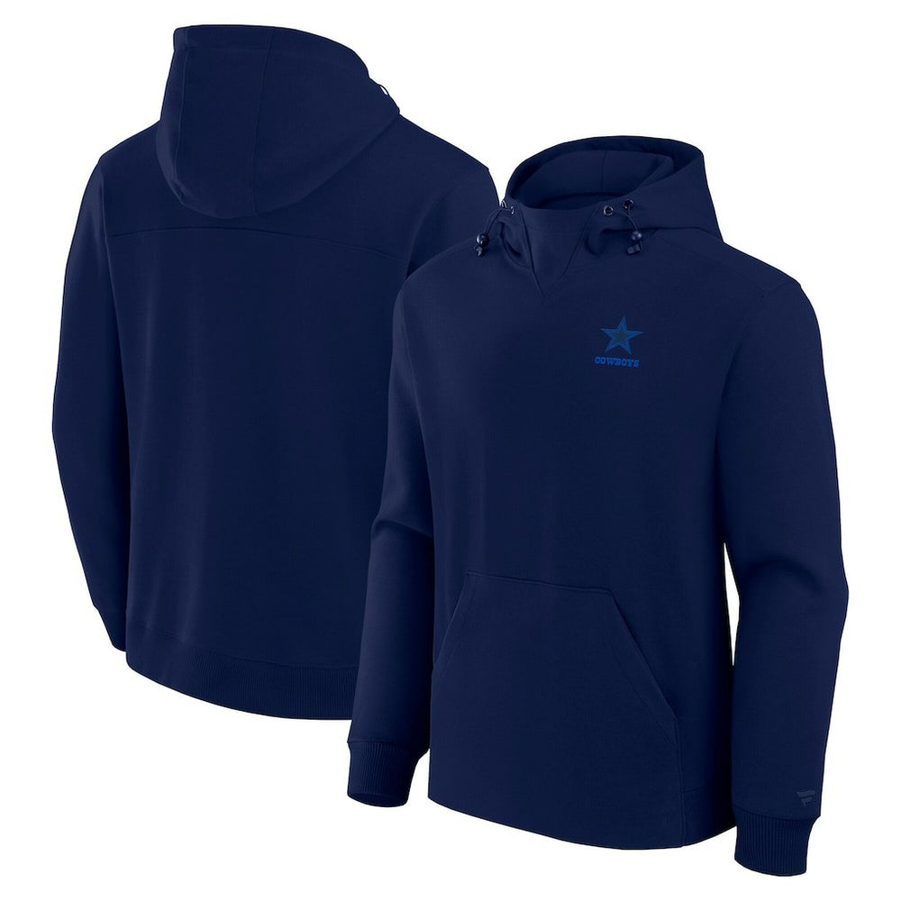 Fanatics Dallas Cowboys Unisex Front Office Tonal Tri-Blend Pullover Hoodie Navy