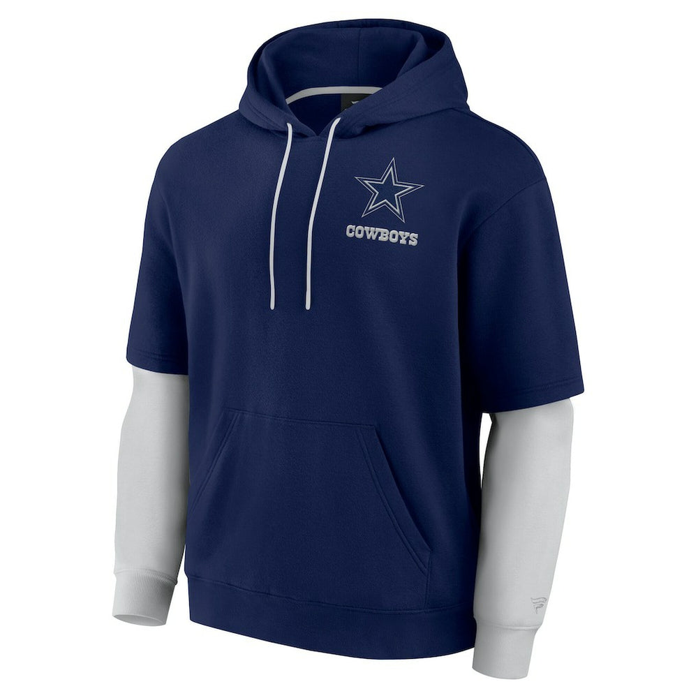 Fanatics Dallas Cowboys Unisex Sleek Elements Pullover Hoodie Navy