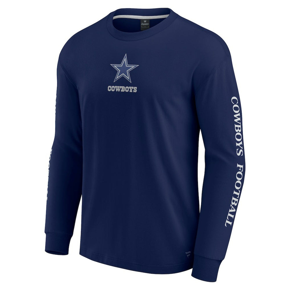 Fanatics Dallas Cowboys Unisex Elements Strive Long Sleeve T-Shirt Navy