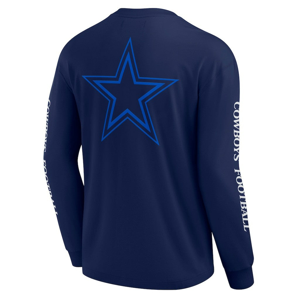 Fanatics Dallas Cowboys Unisex Elements Strive Long Sleeve T-Shirt Navy