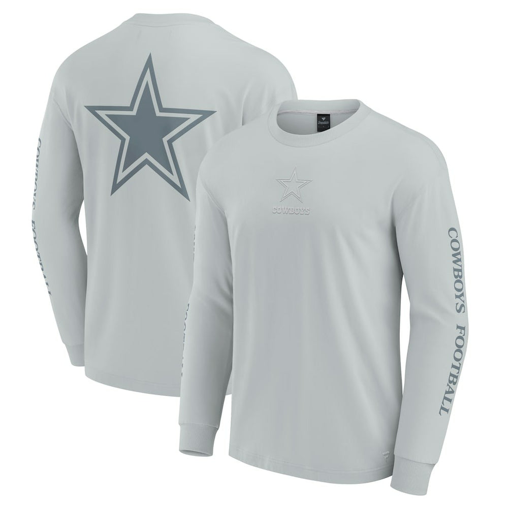 Fanatics Dallas Cowboys Unisex Elements Strive Long Sleeve T-Shirt Gray