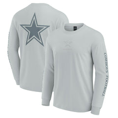 Fanatics Dallas Cowboys Unisex Elements Strive Long Sleeve T-Shirt Gray