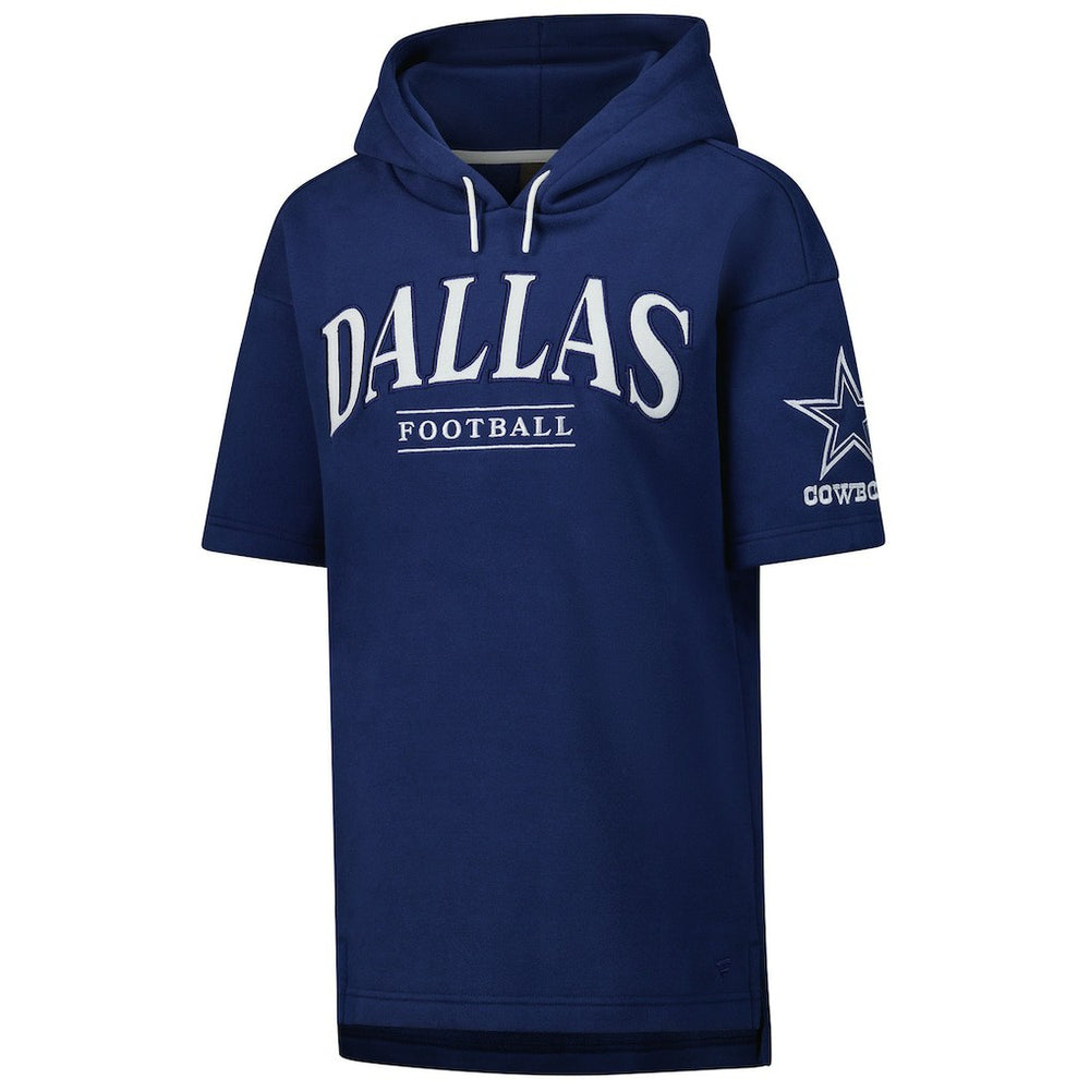 Fanatics Dallas Cowboys Unisex Elements Ready Short Sleeve Pullover Hoodie Navy