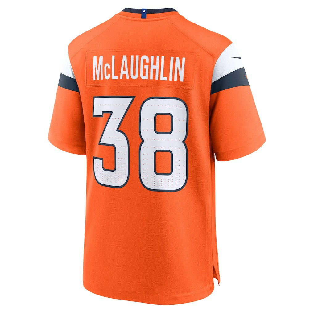 Nike Jaleel McLaughlin Denver Broncos Team Game Jersey Orange
