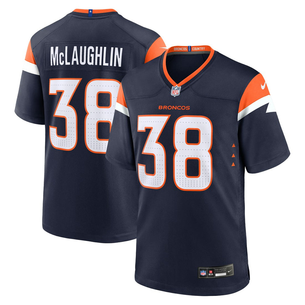 Nike Jaleel McLaughlin Denver Broncos Alternate Game Jersey Navy
