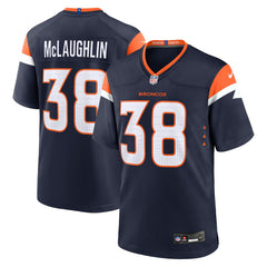 Nike Jaleel McLaughlin Denver Broncos Alternate Game Jersey Navy