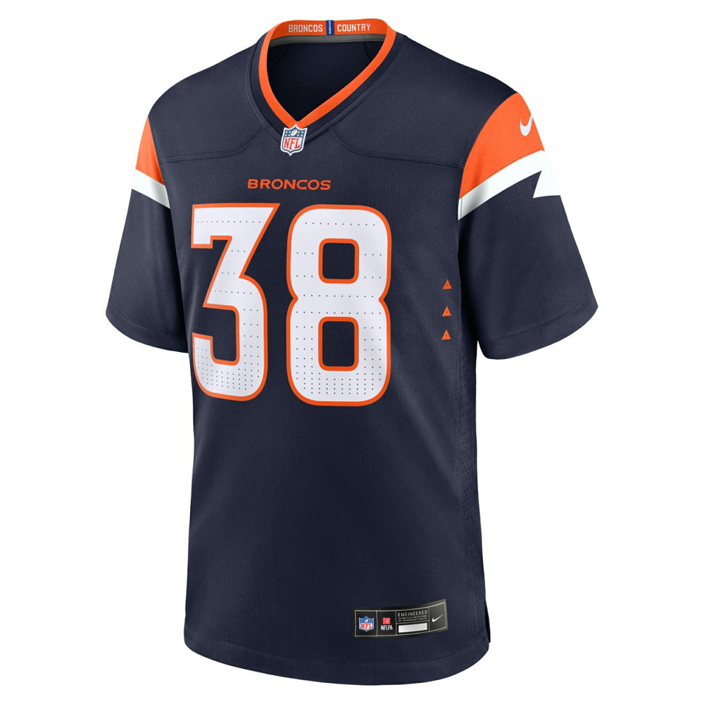 Nike Jaleel McLaughlin Denver Broncos Alternate Game Jersey Navy