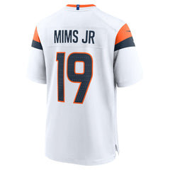 Nike Marvin Mims Jr Denver Broncos Game Jersey White