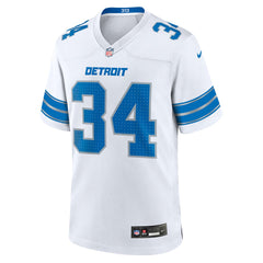 Nike Alex Anzalone Detroit Lions White Game Jersey White