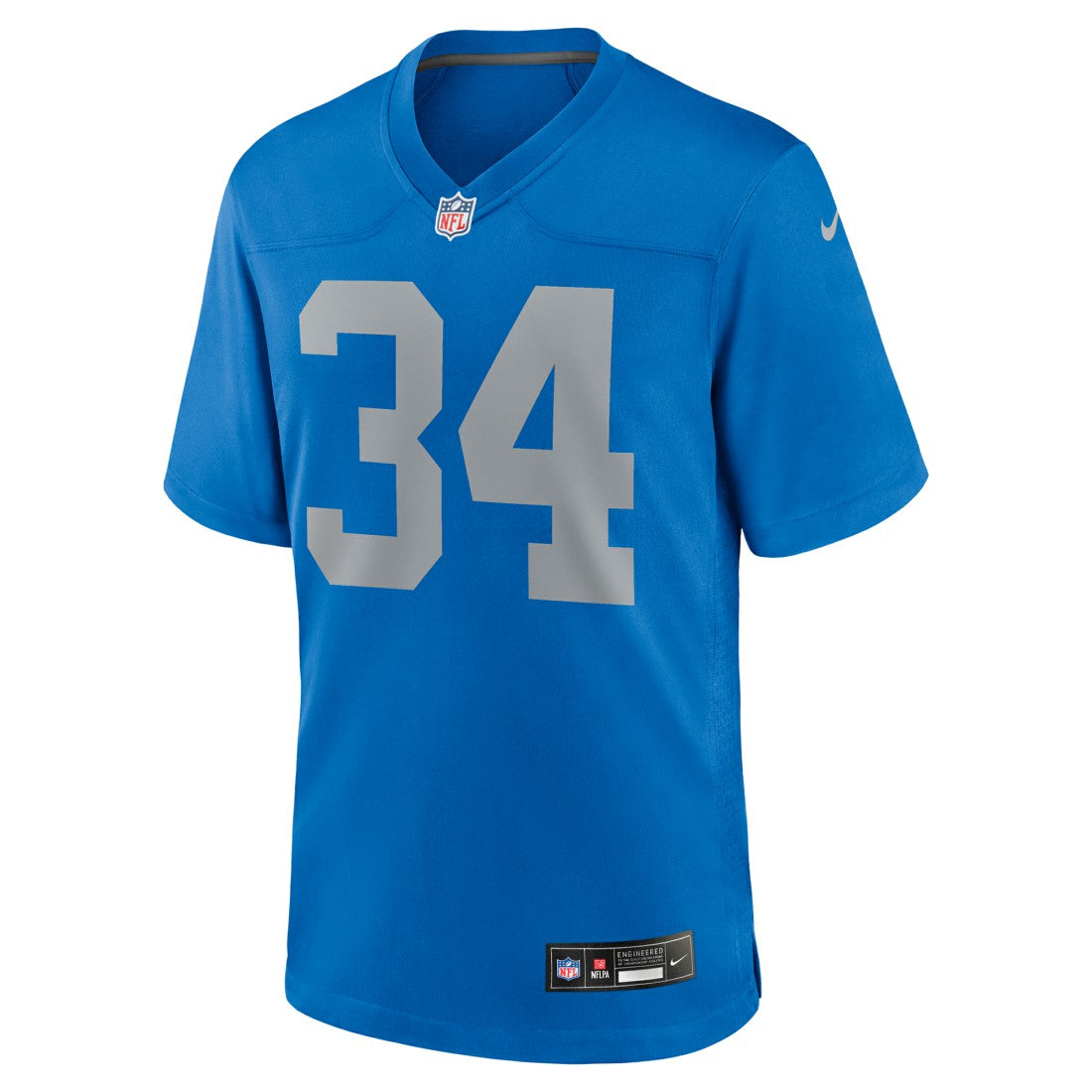 Nike Alex Anzalone Detroit Lions Alternate Game Jersey Blue