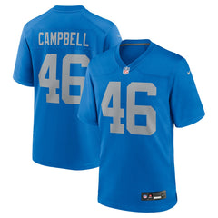 Nike Jack Campbell Detroit Lions Alternate Game Jersey Blue