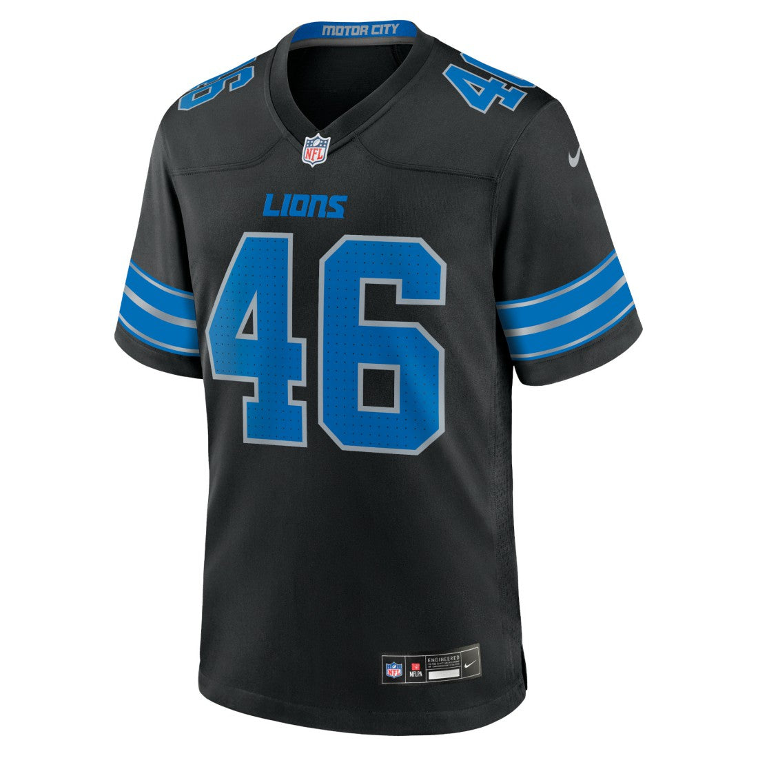 Nike Jack Campbell Detroit Lions 2nd Alternate Game Jersey Black
