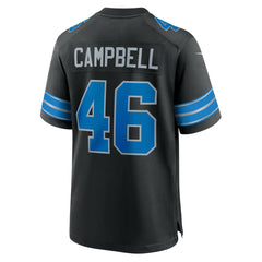 Nike Jack Campbell Detroit Lions 2nd Alternate Game Jersey Black