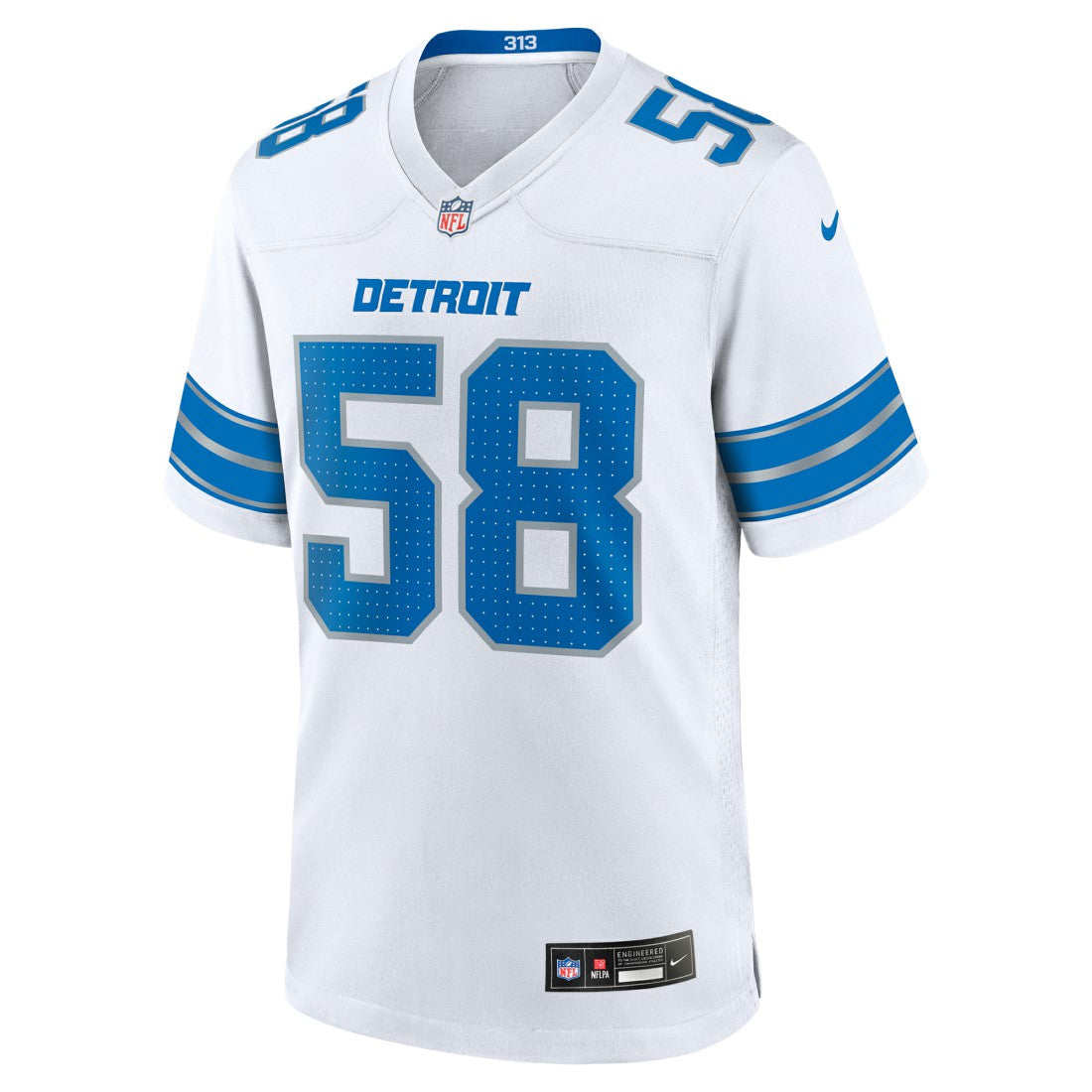 Nike Penei Sewell Detroit Lions Game Jersey White
