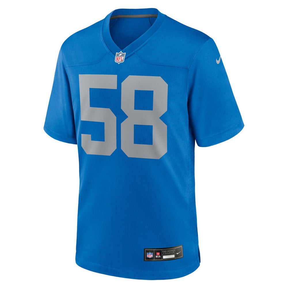 Nike Penei Sewell Detroit Lions Alternate Game Jersey Blue