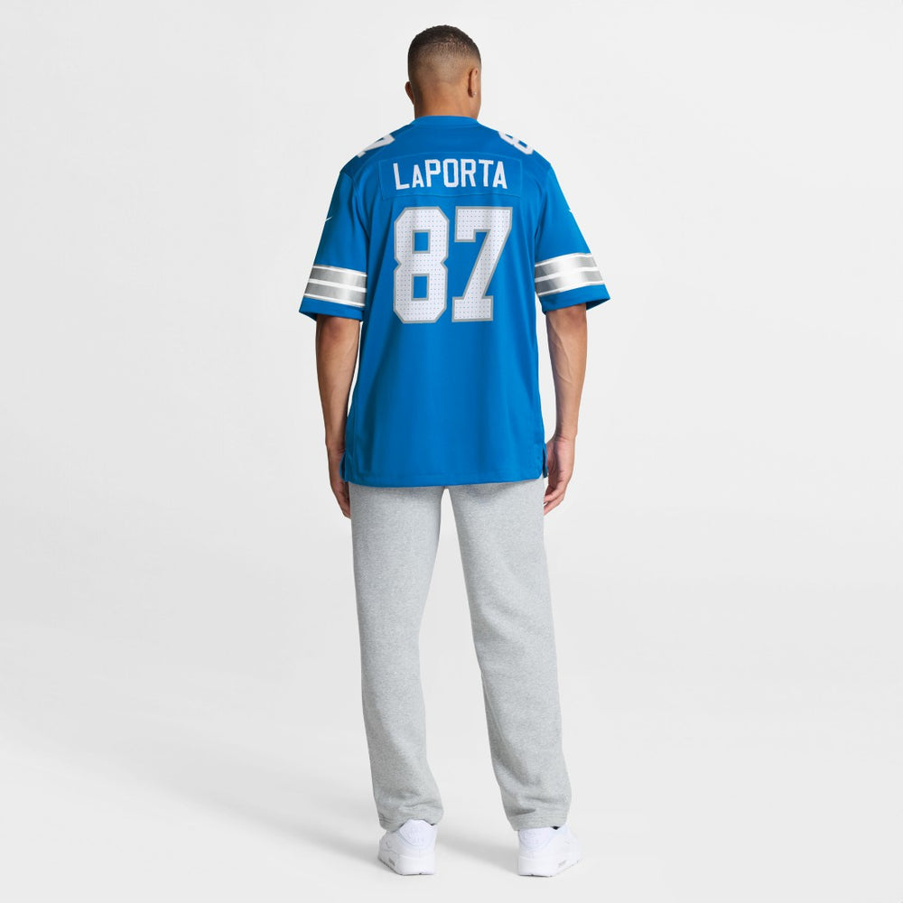 Nike Sam LaPorta Detroit Lions Game Jersey Blue