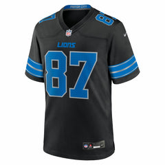 Nike Sam LaPorta Detroit Lions 2nd Alternate Game Jersey Black