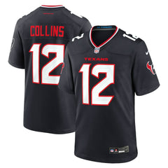 Nike Nico Collins Houston Texans Game Jersey Navy