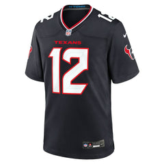 Nike Nico Collins Houston Texans Game Jersey Navy