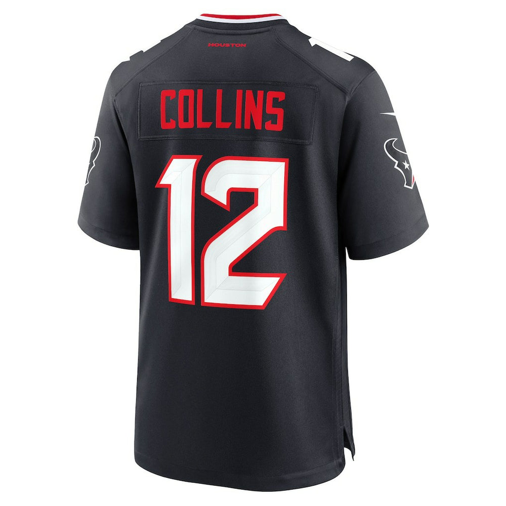 Nike Nico Collins Houston Texans Game Jersey Navy