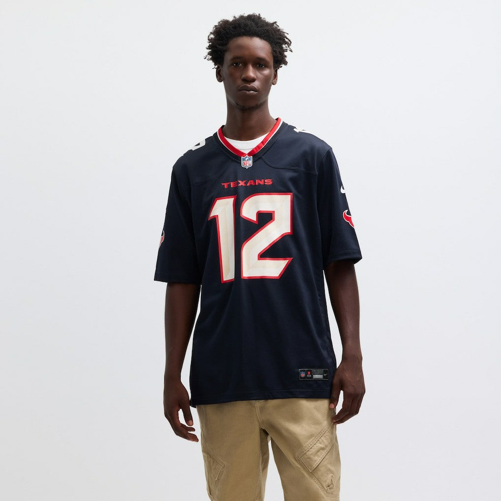 Nike Nico Collins Houston Texans Game Jersey Navy