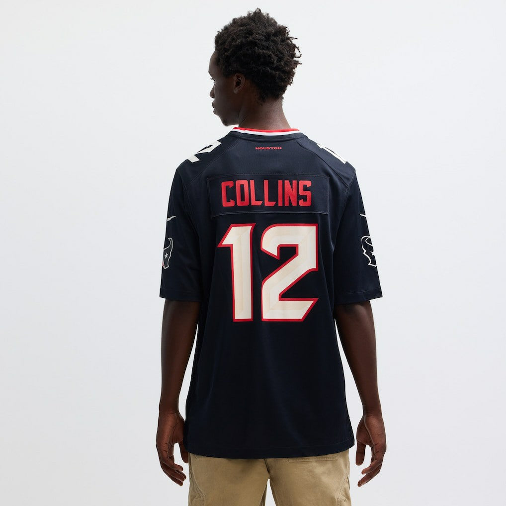 Nike Nico Collins Houston Texans Game Jersey Navy