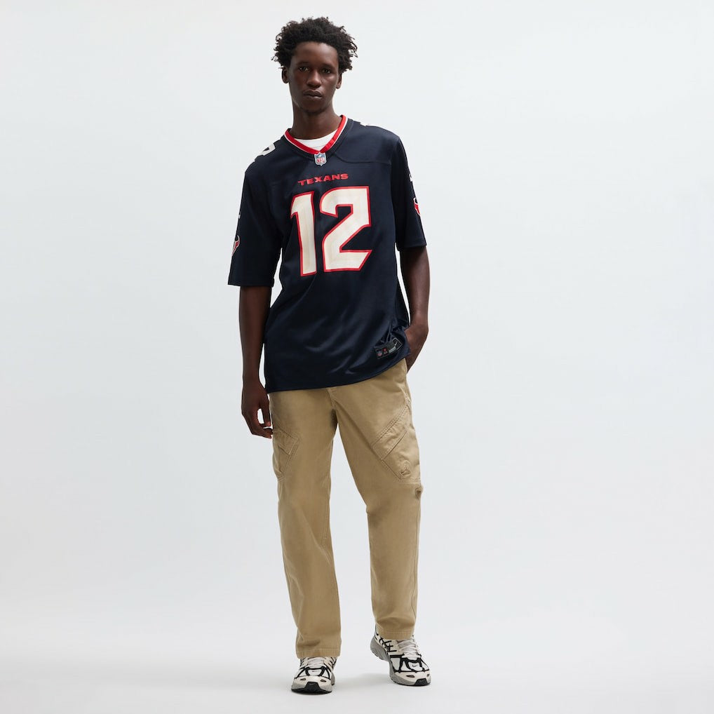 Nike Nico Collins Houston Texans Game Jersey Navy