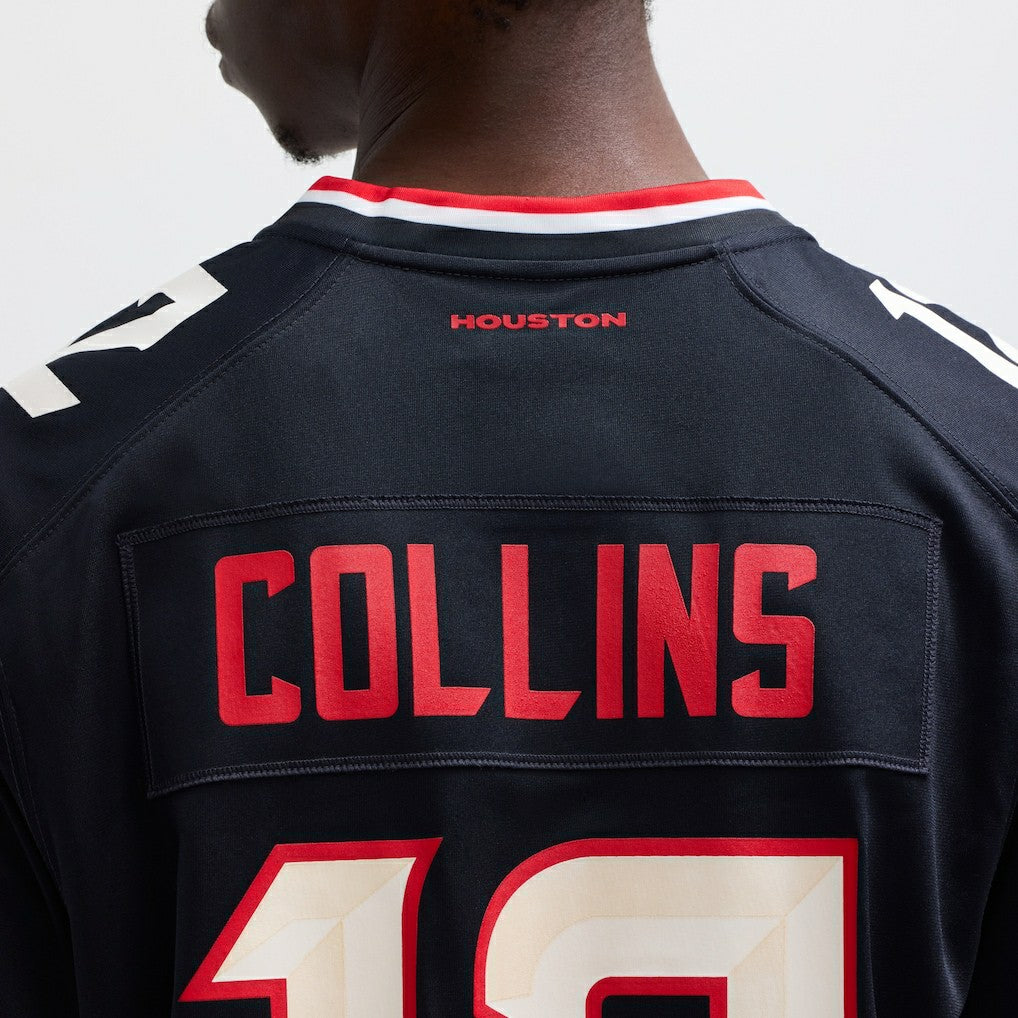 Nike Nico Collins Houston Texans Game Jersey Navy