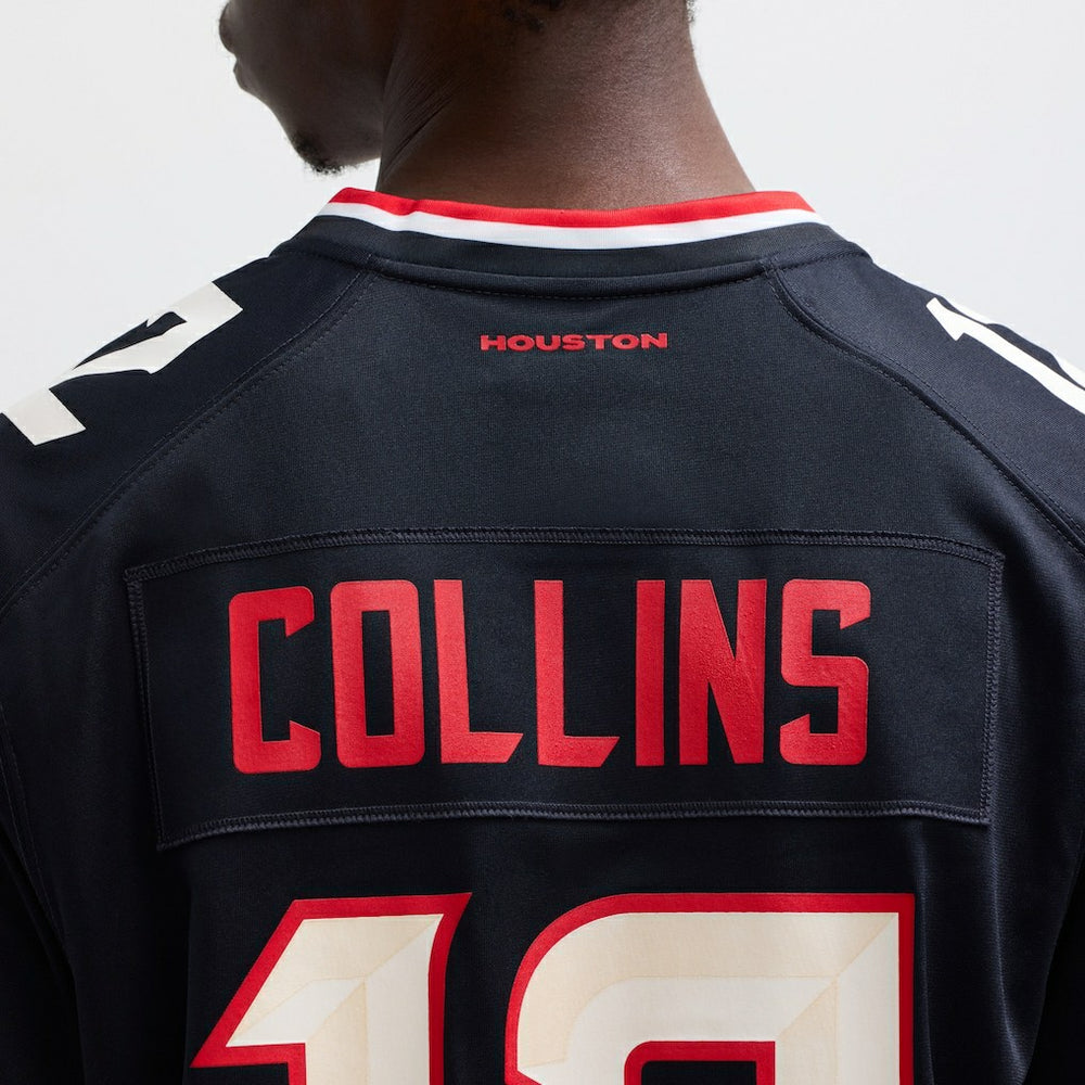 Nike Nico Collins Houston Texans Game Jersey Navy