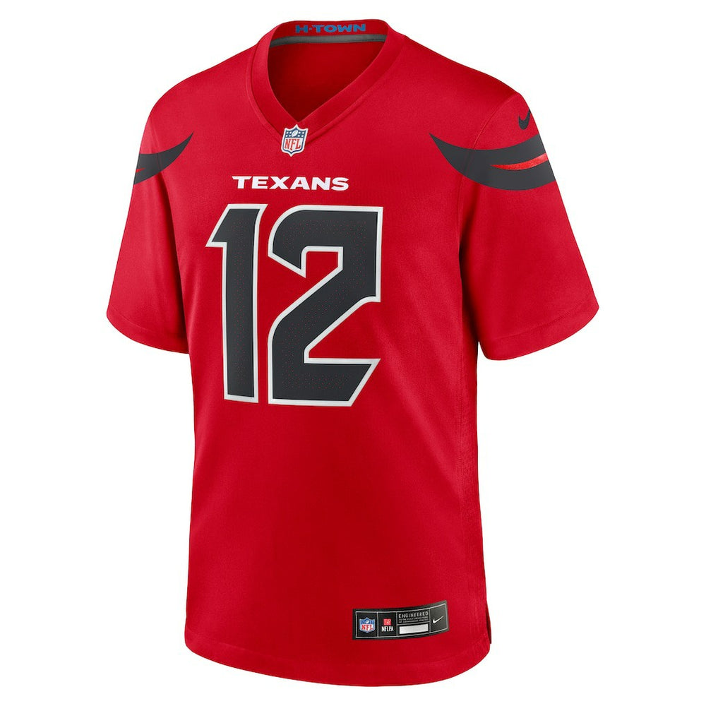 Nike Nico Collins Houston Texans Alternate Game Jersey Red