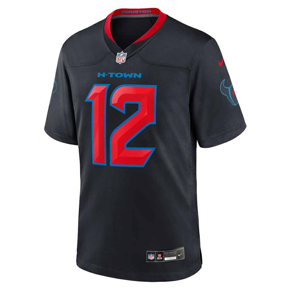 Nike Nico Collins Houston Texans 2nd Alternate Game Jersey Navy