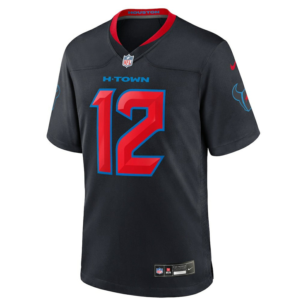 Nike Nico Collins Houston Texans 2nd Alternate Game Jersey Navy