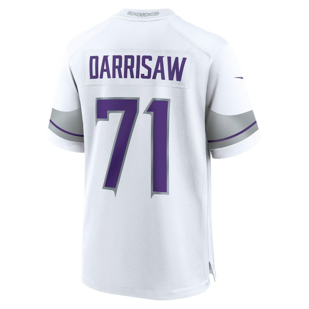 Nike Christian Darrisaw Minnesota Vikings Alternate Game Jersey White