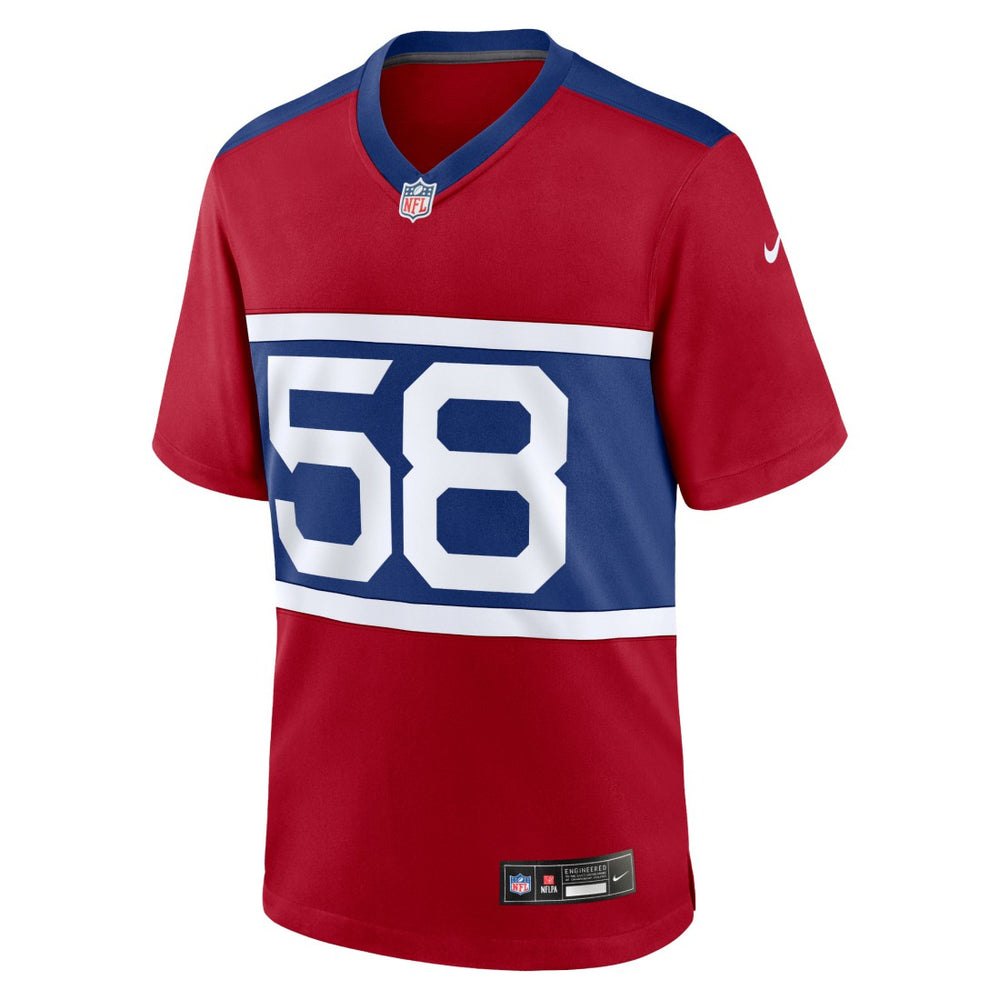 Nike Bobby Okereke New York Giants Alternate Player Game Jersey Century Red