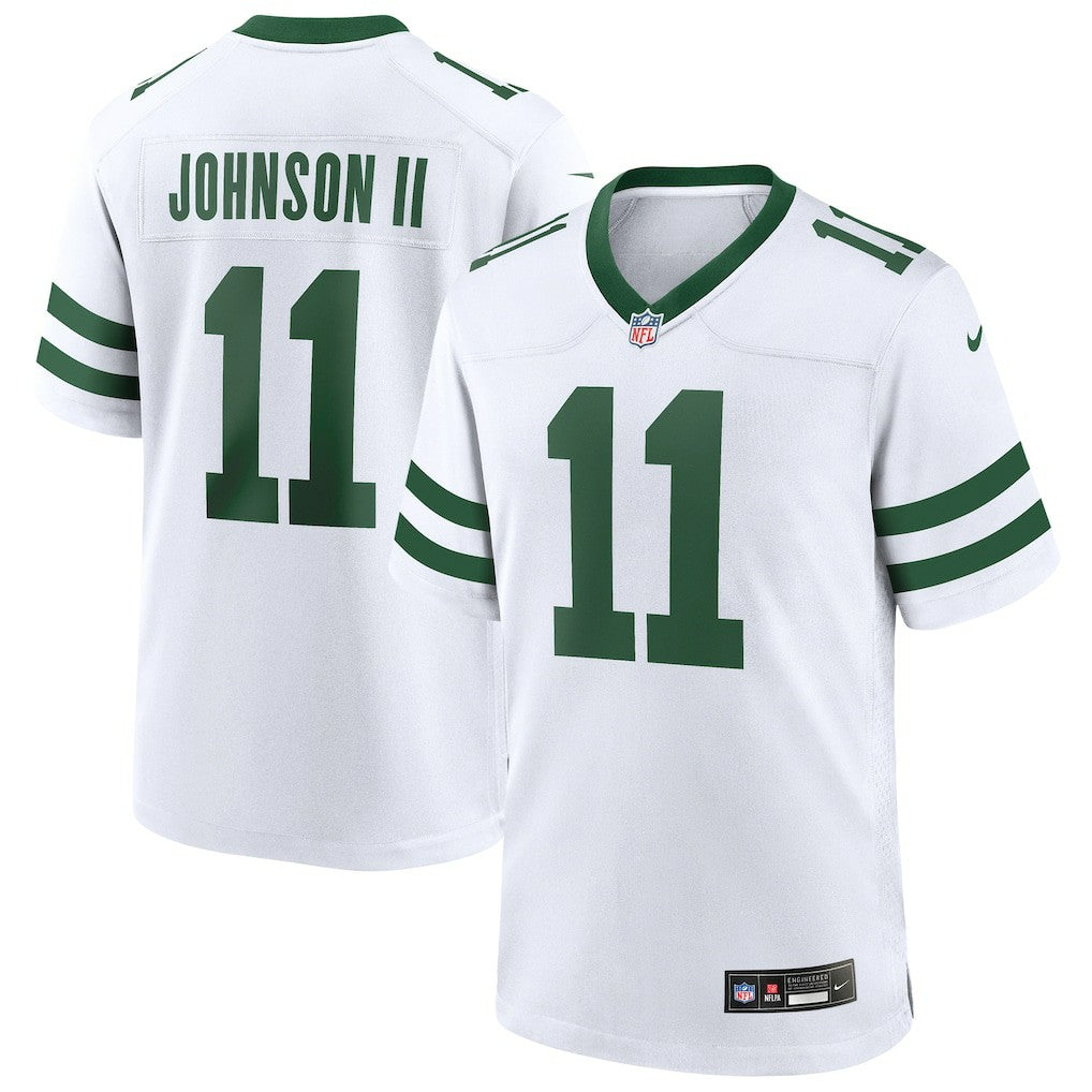 Nike Jermaine Johnson II New York Jets Game Jersey Legacy White